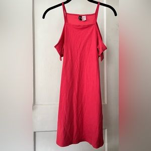 H&M Hot Pink Off-the-Shoulders Dress S